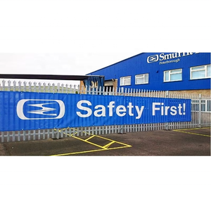 لافتة إعلانية خارجية مطبوعة رقميًا من الفينيل PVC على شبكة سياج هيراس للافتات الخارجية - Product Image 4