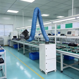 Nuevo Purificador de Humos de Soldadura Portátil QD-HY1500 con Certificación CE, Eficiencia de Filtración del 99.99%, Colector de Humo para Robot de 2 HP y Dispositivo de Extracción - Product Image 2
