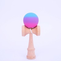 Juguete de Madera Premium Kendama Colorido, Juguetes Educativos para Exteriores, Regalos Deportivos, Kendama de Madera Personalizado Profesional, Juguete Clásico para Niños