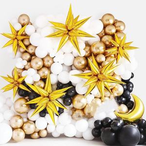 Wholesale 26/40 Inch Raindrop Cones Globos Exploding Explosive Star Ballons Helium Starburst Foil <b>Balloons</b> - Product Image 4
