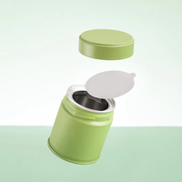 Boîte en métal hermétique de qualité alimentaire pour thé, personnalisable avec logo, couvercle à vis, pour matcha/café/biscuits, vente en gros