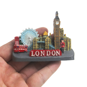 Imán <span class=keywords><strong>de</strong></span> Refrigerador Barato <span class=keywords><strong>de</strong></span> Recuerdo, Imán <span class=keywords><strong>de</strong></span> Resina 3D Personalizado con los Monumentos Famosos <span class=keywords><strong>de</strong></span> Londres, Reino Unido, para Refrigerador - Product Image 1