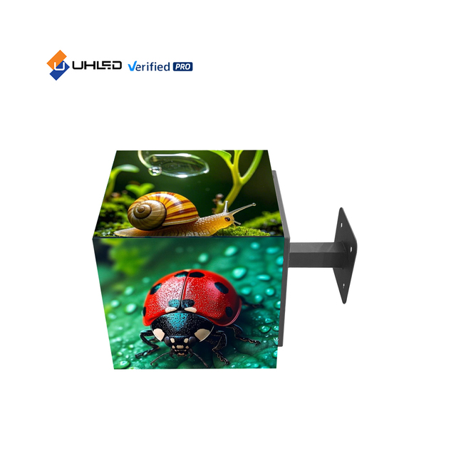 For IP66 Rated Waterproof Full Color LED Cube Screen with HDR10+ 3840Hz Refresh Rate 5-Year Warranty for Outdoor Advertising