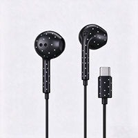 Casque de type C, son stéréo HiFi, écouteurs intra-auriculaires, isolation du bruit, compatibles avec les smartphones, tablettes et ordinateurs portables de type C