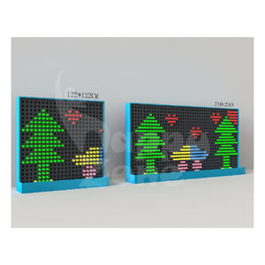 Vente chaude Jeu de <span class=keywords><strong>puzzle</strong></span> mural lumineux géant d'intérieur, panneau lumineux LED interactif en acrylique coloré pour enfants - Product Image 1