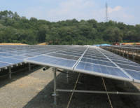 Système d'ancre à vis pour le sol, structure de montage solaire en acier, fond de teint