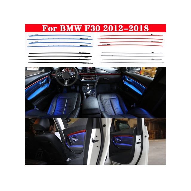 Easy to Install F30 F31 F32 F34 F36 F80 F82 3 Series 4 Series M4 Led Two Colors Interior Ambient Light Stripe Lighting for BMW