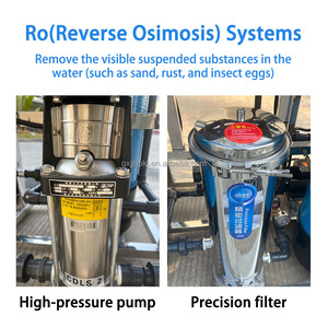 เครื่องกรองน้ำระบบ Reverse Osmosis 1 ตันต่อวัน อัตราการขัดข้องต่ำ พร้อมการรับประกัน 1 ปี เหมาะสำหรับธุรกิจขนาดเล็ก รับผลิตแบบ OEM - Product Image 3