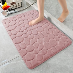 3D Embossed Bathroom Shower <strong>Bath</strong> <strong>Mat</strong> Bathroom Stones <strong>Mat</strong> Color Changing <strong>Bath</strong> <strong>Mat</strong> <strong>Brown</strong> - Product Image 3