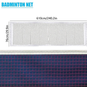 <span class=keywords><strong>Red</strong></span> de Bádminton de 6.1x0.76m |   PP+Nailon+Lona Impermeable |   Duradero y sin Enredos <span class=keywords><strong>para</strong></span> Entrenamiento en Interiores y Exteriores 2026 - Product Image 3