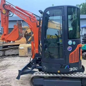 Excavatrice originale d'occasion du Japon en bon état Hitachi Zx30 Hitachi30 en vente avec de faibles heures de travail - Product Image 1