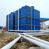 Équipement de traitement des eaux usées biologiques aérobiennes avancé Lingke 40m/d, technologie MBR, pompe, PLC, boîte de vitesses, acier au carbone