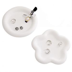 HOME - <b>Ceramic</b> Jewelry Tray, Decorative Trinket Dish for <b>Rings</b> Earrings Necklaces Bracelet Watch Keys - Product Image 1