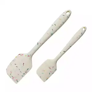 Chịu nhiệt độ cao Silicone Scraper không dính nướng nấu ăn bơ kem sprinkles Silicone thìa