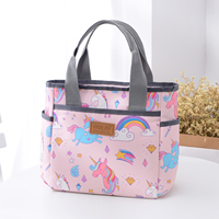 Tas Tote Ukuran Sedang dari Kain Komposit Lembut yang Dapat Digunakan Kembali, Multi Kantong, Lapisan TC, Ukuran Kustom untuk Penggunaan Sehari-hari Kasual