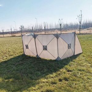 Paravientos Plegable Impermeable y Resistente al Viento para Acampar al Aire Libre, Cuadrado, Individual, para las Cuatro Estaciones, para Comer y Hacer Barbacoas - Product Image 1