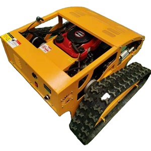 Factory Remote Control Crawler Lawn Mower Gasoline Cordless Overgrown Land Grass Lawn Mower <b>Mini</b> <b>Robot</b> for Farm - Product Image 2