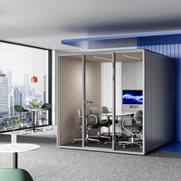 Dosettes de réunion acoustiques insonorisées cabine téléphonique de bureau chinoise nacelle acoustique