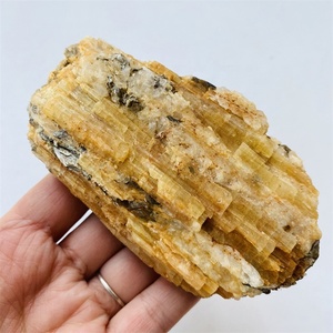 Bán Sỉ Mẫu Mica Đen Hỗn Hợp Thô Đá <span class=keywords><strong>Tourmaline</strong></span> Đá <span class=keywords><strong>Tourmaline</strong></span> Màu Vàng Nguyên Chất Tự Nhiên - Product Image 6