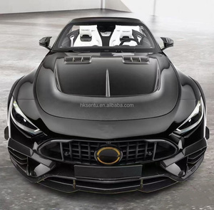Kit carrosserie en fibre de carbone pour Mercedes-Benz SL63 S43, kit carrosserie MSY SL63 SL43, pare-chocs SL63, lèvre avant, diffuseur, spoiler, capot - Product Image 4