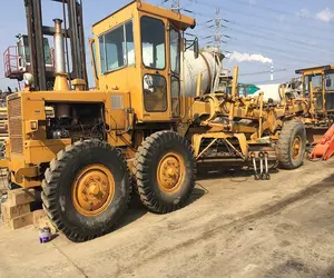 صغير محرك مستعمل ممهدة للبيع ، وتستخدم اليابان komatsu gd505 المحرك ممهدة الطرق