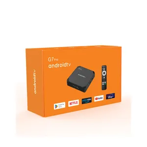 Factory whosale G7pro android tv box 4K Android 11 Amlogic S905Y4 ATV 5G dual WIFI 2G 16G 4Gb 32Gb set top box smart tv G7 pro