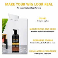 Spray Fixateur Adhésif Fort pour Perruques Lace Front et Extensions – Résistant à la Transpiration et à l'Humidité, Séchage Rapide