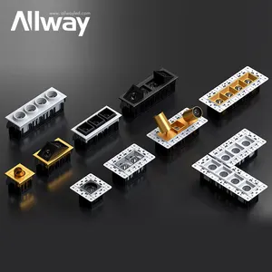 Allway New Arrival Embedded SKD Fitting Aluminum Spot Lamp Down Light Living Room Led Downlight Housing