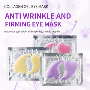 Masque pour les yeux en gel de collagène, anti-rides, raffermissant, patch en forme de cœur pour le soin des yeux - Product Image 1