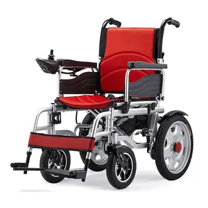 Cadeira De Rodas Elétrica Dobrável Cadeira De Rodas Leve Para Deficientes, Produtos De Cuidado Idosos Portáteis Cadeira De Rodas Elétrica
