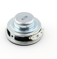 Speaker mini magnetik internal bass bulat 40mm 4cm, speaker mini frekuensi penuh 1.5 inci 4 ohm 3 Watt, speaker luar ruangan tahan air