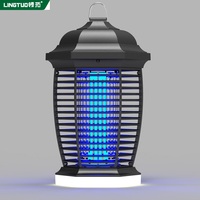 Bug Zapper Outdoor Indoor Electric Fly Zapper Étanche avec lumière LED 5W, puissance 18W et haute tension 4000V