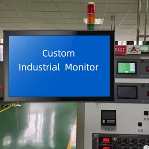 Custom Industrial Monitor Black for Business LCD Pc Black Fhd Capacitive Touch Industrial Panel Pc 7 to 32inches open frame