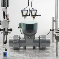 Débitmètre numérique SEA ZJPVC pour eau, liquides et eaux usées, sortie 4-20mA RS485 Impulsion, DN15-80, à section variable, OEM