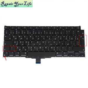 Clavier d'ordinateur portable US RU SP FS pour Apple <span class=keywords><strong>Macbook</strong></span> Pro <span class=keywords><strong>Air</strong></span> Retina 13" A2337, clavier neuf noir sans rétroéclairage - Product Image 6