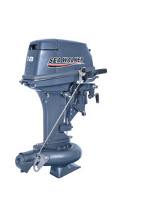 Motor de propulsión a chorro SEAWALKER T18J de 2 tiempos y 18 HP, refrigerado por agua, certificado CE, para embarcaciones de pesca T18MHJ, diseño compacto que se adapta perfectamente - Product Image 1