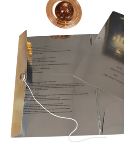 Pochette d'enveloppe en carton argenté A4/A5 de luxe personnalisée recyclée Etiquette imprimée offset pour usage professionnel ou emballage - Product Image 1