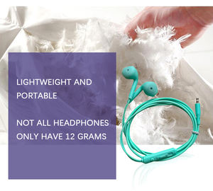 Écouteurs portables Sport 8 couleurs filaires Super Bass avec Microphone intégré 3.5mm intra-auriculaires filaires mains libres pour Smartphones - Product Image 3