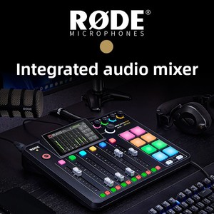 <span class=keywords><strong>RODE</strong></span> Caster Pro II เครื่องผสมเสียงรุ่นที่สองสำหรับการถ่ายทอดสดการบันทึกการทำงานกับคอมพิวเตอร์การ์ดเสียงพอดคาสต์ - Product Image 1