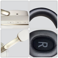 Headphone Over-Ear Baru dengan Peredam Kebisingan, Cat Metalik, Baterai 350mAh, untuk Aktivitas Luar Ruangan