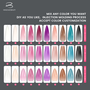 Puntas de <span class=keywords><strong>uñas</strong></span> acrílicas Forma de almendra corta Cubierta completa <span class=keywords><strong>Uñas</strong></span> postizas <span class=keywords><strong>Color</strong></span> sólido Puntas de presión suaves - Product Image 1