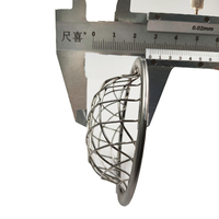 Saringan Jaring Bulat Stainless Steel Ukuran Khusus 2 Mesh 80mm untuk Pipa Hisap Pompa Kebakaran