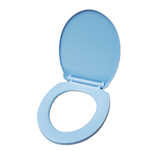 热销批发马桶座圈 OEM/ODM 蓝色PP塑料马桶座圈盖 - Product Image 2