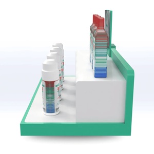 Bespoke 2-bước truy cập hàng đầu Acrylic mỹ phẩm hiển thị giá plexiglass Máy tính để bàn nước hoa phun chai kệ cho cửa hàng bán lẻ - Product Image 3