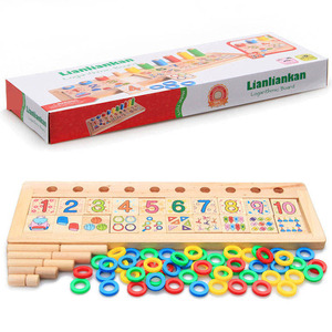 Juguetes Educativos de Madera de la Marca FQ, Juguetes Montessori para el Aprendizaje de los Niños - Product Image 6