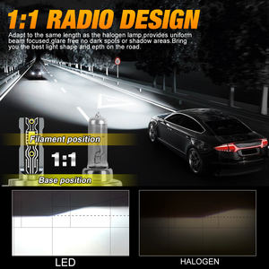 Vente en gros pas <span class=keywords><strong>cher</strong></span> <span class=keywords><strong>ampoule</strong></span> de voiture <span class=keywords><strong>H7</strong></span> LED 360 degrés H1 H8 H11 HB3 9005 HB4 9006 H4 phares à LED automatiques - Product Image 5