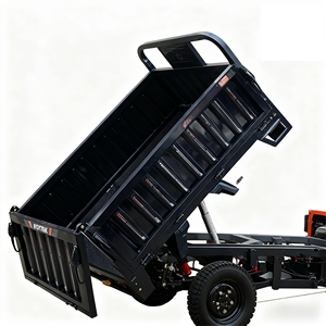 Tricycle cargo hybride électrique polyvalent avec benne basculante hydraulique et utilisation pour machines de chantier ou <span class=keywords><strong>DLS</strong></span> - Product Image 2