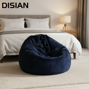 Disian Grand pouf d'extérieur en tissu moderne en forme de poire pour enfants et adultes - Product Image 4