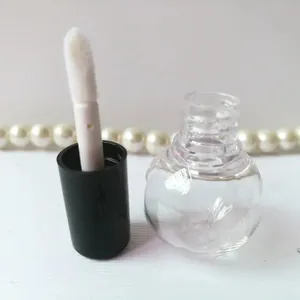 5ml bola redonda Linda bombilla forma brillo de labios tubo de aire lápiz labial materiales cosméticos botellas de embalaje de plástico
