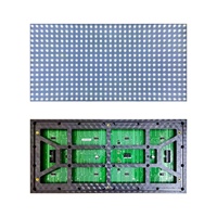 Module LED SMD P10 monochrome blanc pour applications de publicité extérieure, vidéo et murs vidéo